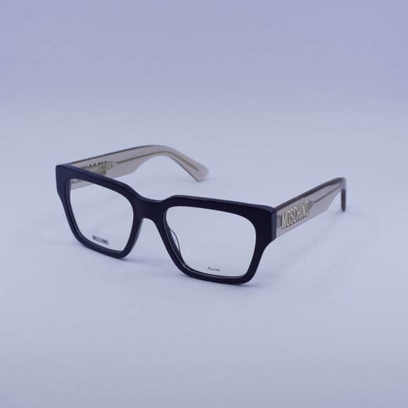 Moschino MOS645 0PJP 00 Eyeglasses Blue/Transparent 54mm Square Frame - Picture 4 of 10